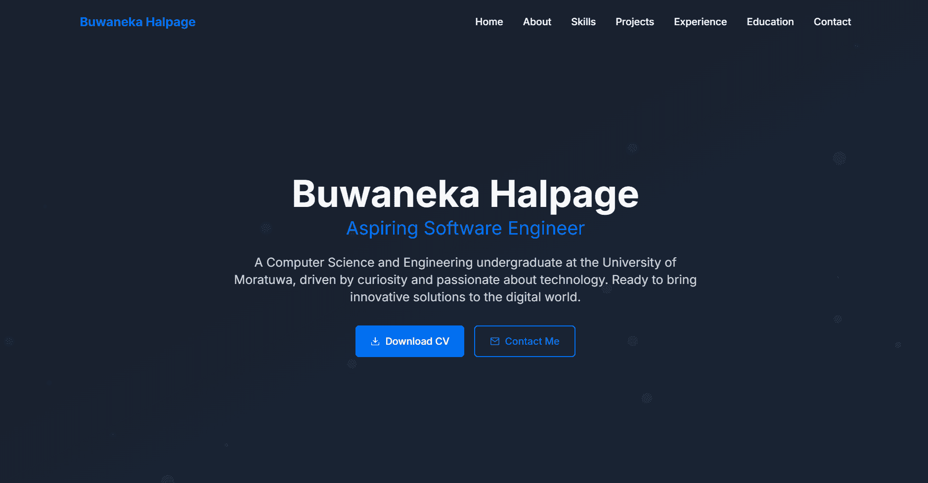 My Humble Portfolio Website